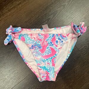 Lilly Pulitzer Pink and Blue Bikini Bottom